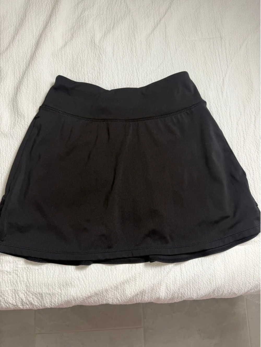 Black tennis skirt